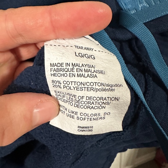 Under Armour Project Rock Blue Crewneck Sweatshirt Size Large Women's Oversized - Picture 10 of 10